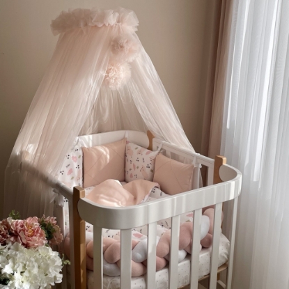 Baldachin Eleganță pentru Pătuț Bebe / Copii Ivory
